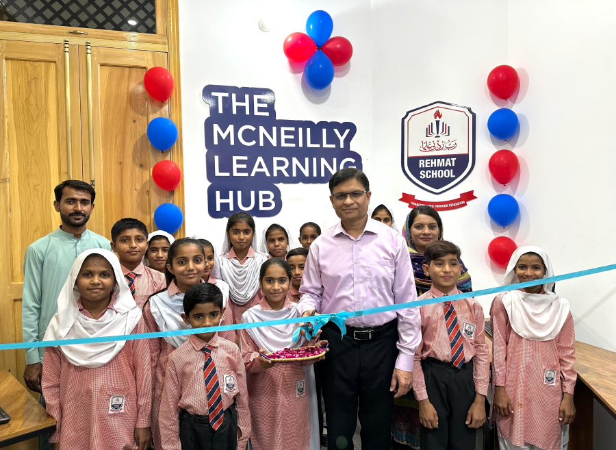 Inauguration of the Learning Hub at Rehmat School