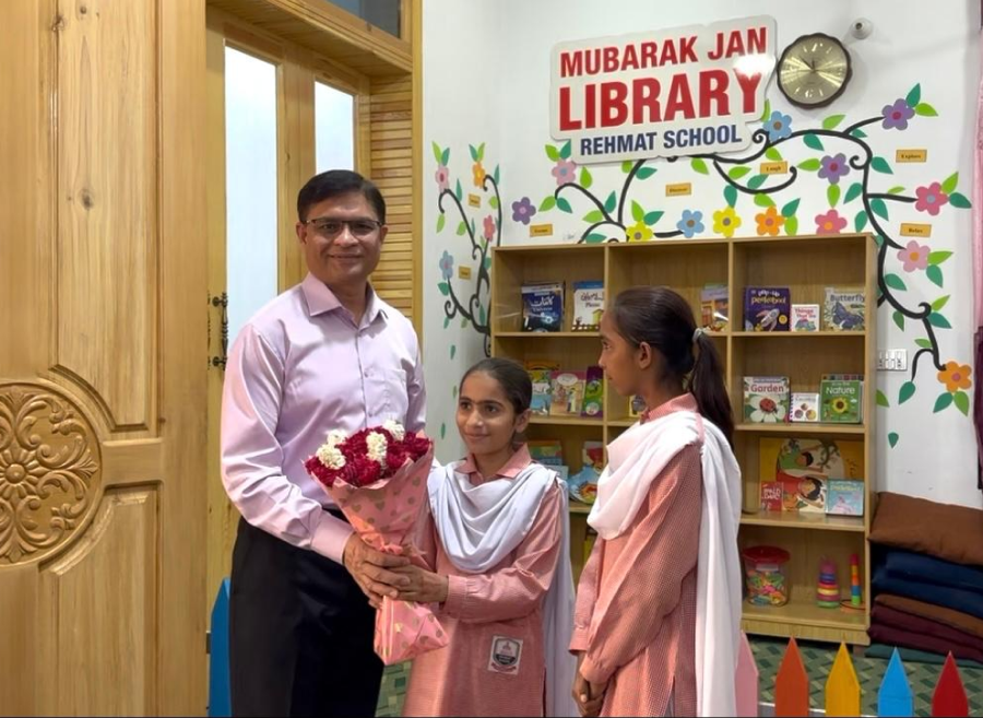 Founder's Inspiring Visit to Rehmat School